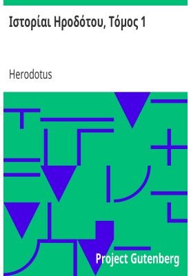 Histories of Herodotus, Volume 1