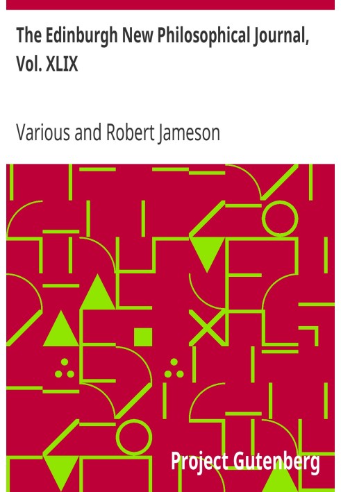 Единбурзький новий філософський журнал, том. XLIX квітень-жовтень 1850 р