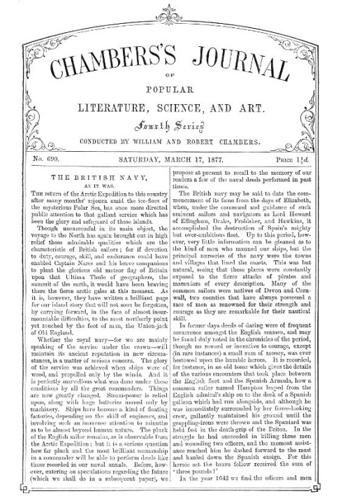 Chambers's Journal of Popular Literature, Science, and Art, No.690 March 17, 1877