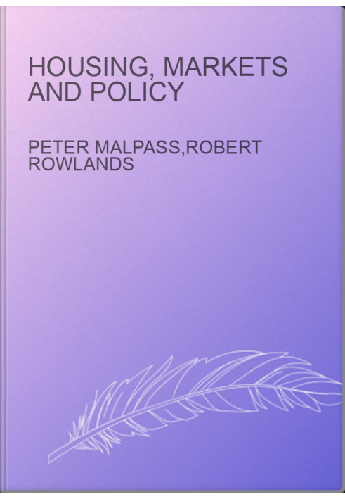Housing, markets and policy