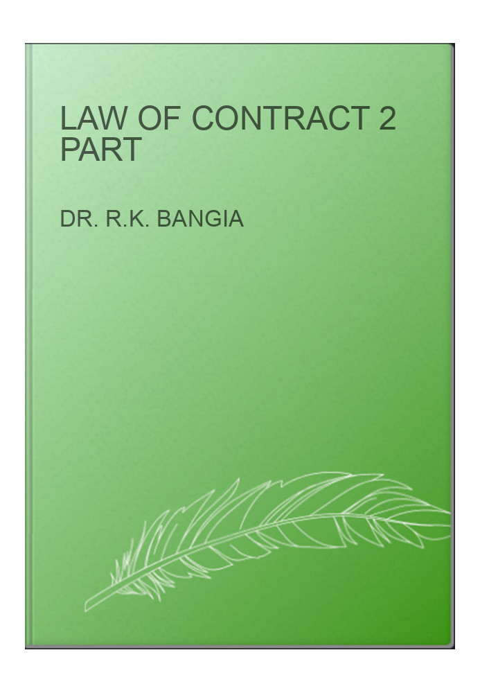 law of contract 2 part