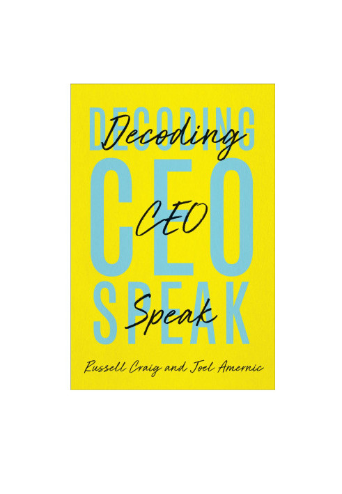Decoding CEO-Speak