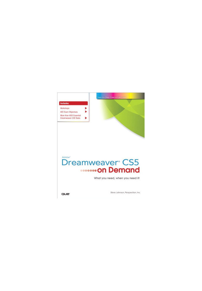 Adobe Dreamweaver CS5 on Demand