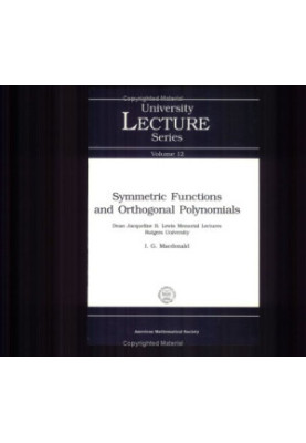 Symmetric Functions and Orthogonal Polynomials