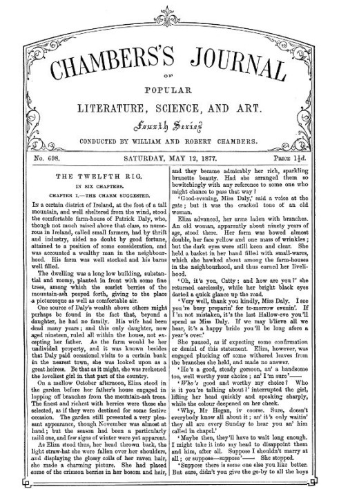 Chambers's Journal of Popular Literature, Science, and Art, No. 698 May 12, 1877