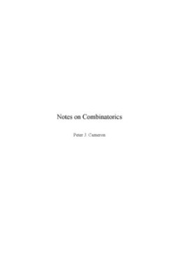 Notes on Combinatorics [Lecture notes]