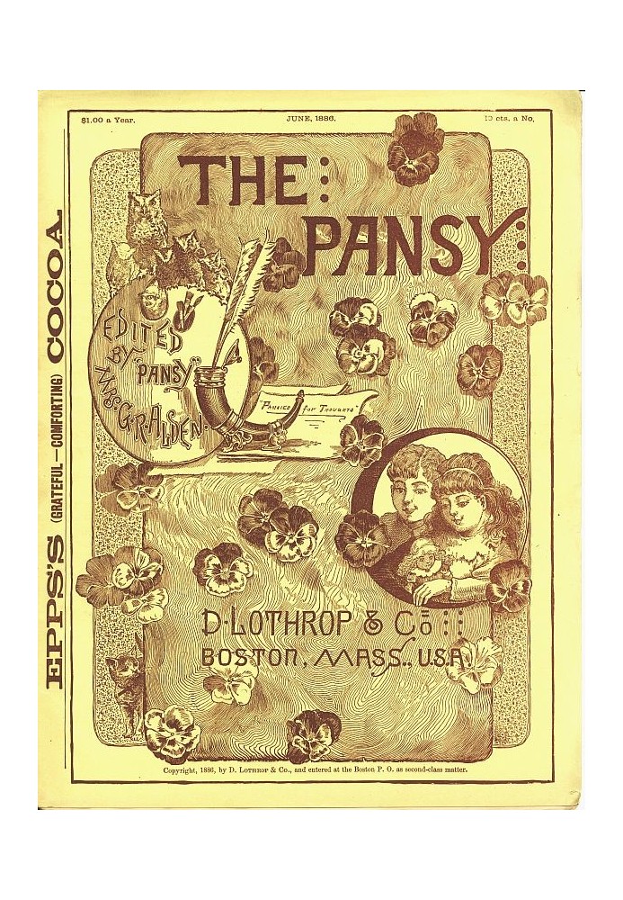 The Pansy Magazine, June 1886