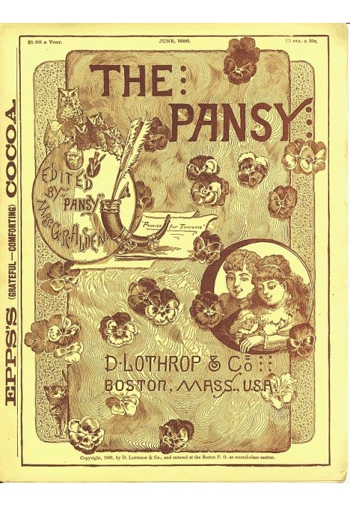 The Pansy Magazine, June 1886