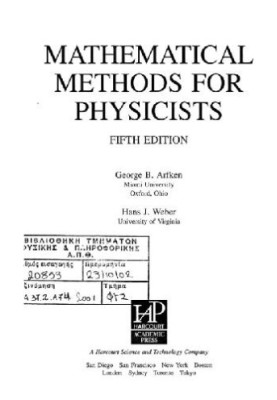 Mathematical methods for physicists