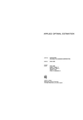 Applied Optimal Estimation