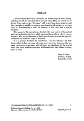 Linear Algebra and its Applications. Volume 147