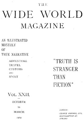 Журнал The Wide World, Vol. 22, № 127, жовтень-березень 1909 р