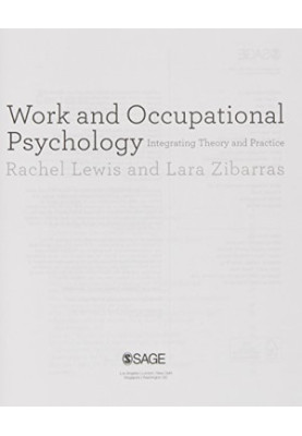 Work and occupational psychology : integrating theory and practice