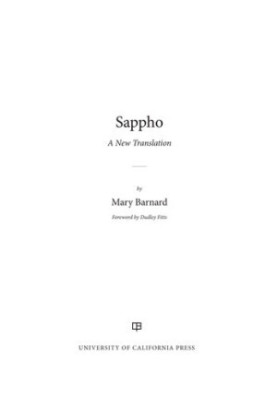 Sappho : A New Translation