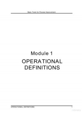 Basic Tools for Process Improvement