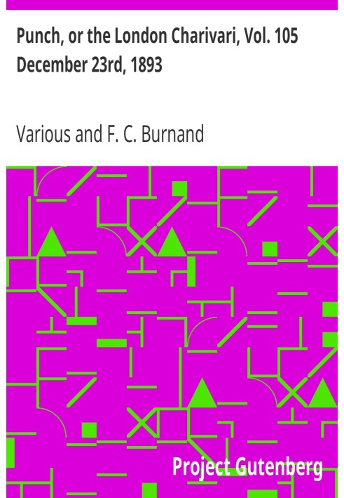 Панч, або Лондонський чаріварі, том. 105 23 грудня 1893 року