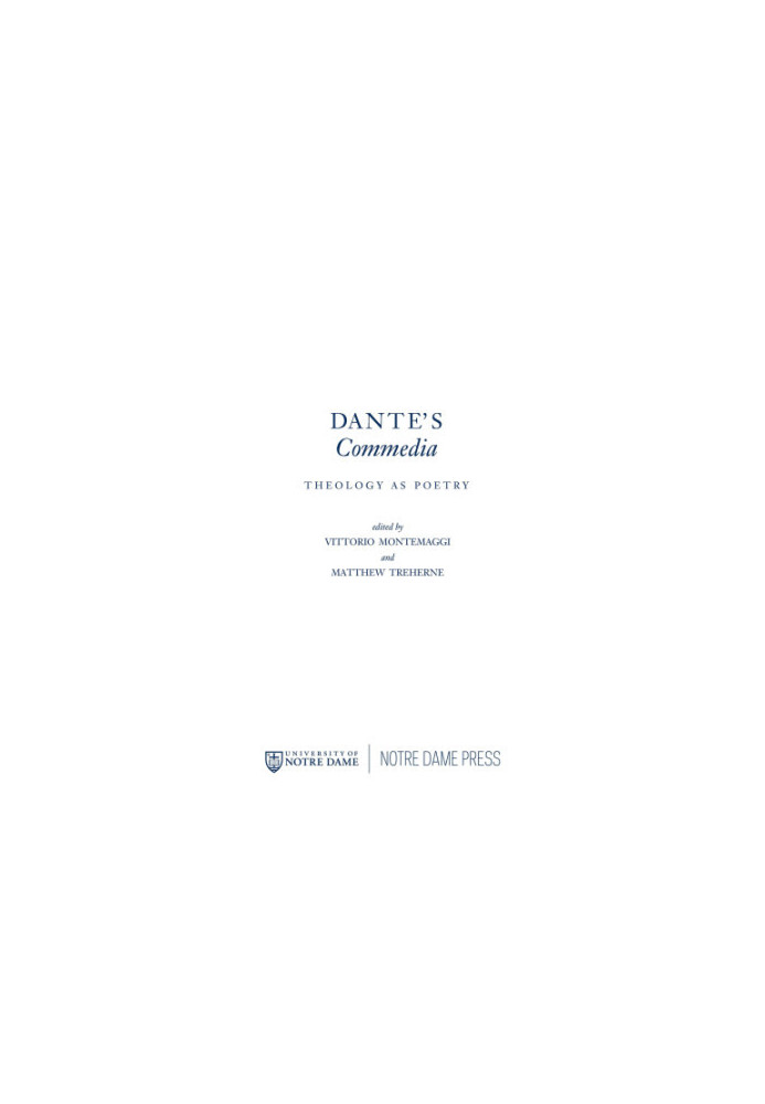 Dante's Commedia: theology as poetry