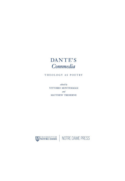 Dante's Commedia: theology as poetry