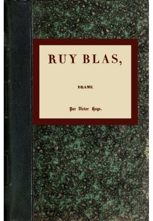 Ruy Blas: Drama