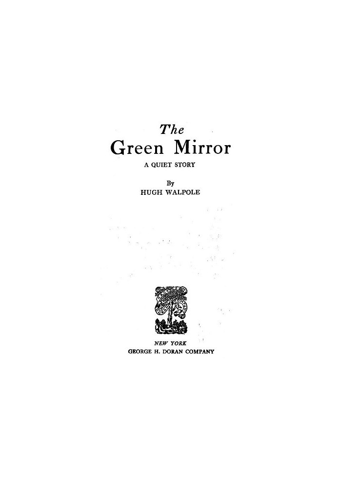 The Green Mirror: A Quiet Story