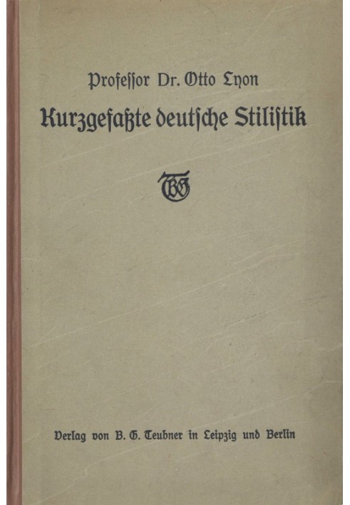 Concise German stylistics