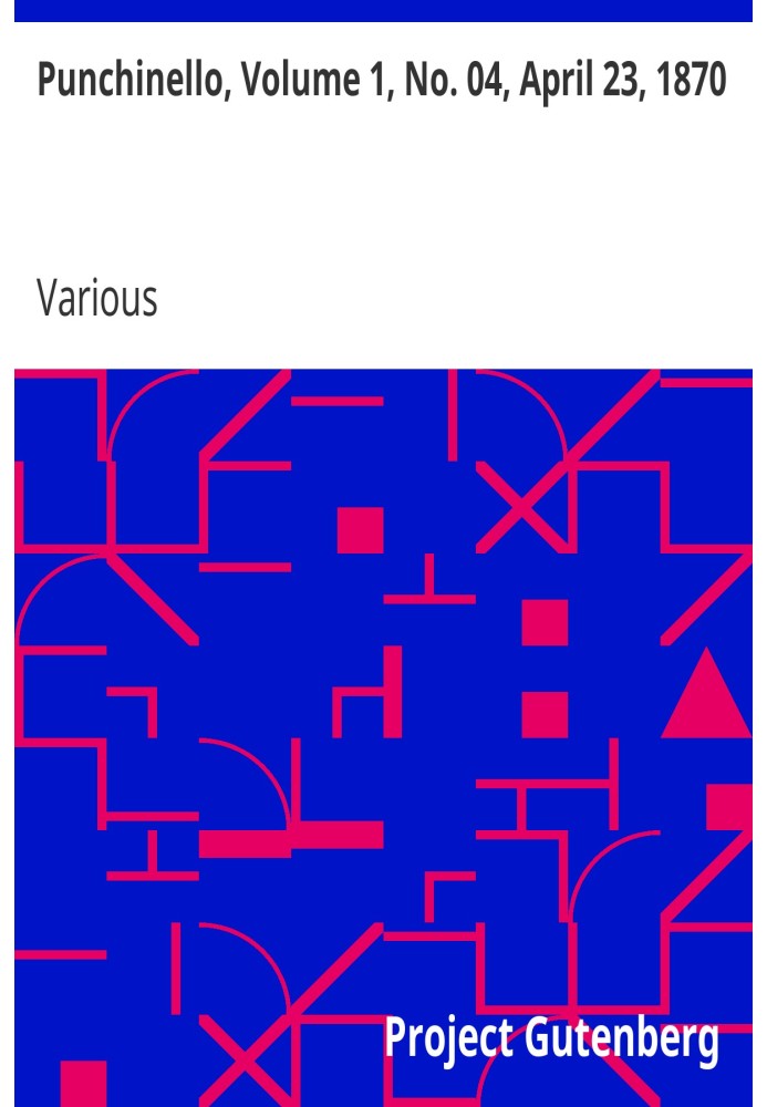 Панчінелло, том 1, № 04, 23 квітня 1870 р