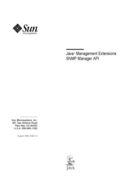 Java™ Management Extensions SNMP Manager API