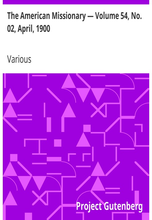 Американський місіонер — том 54, № 02, квітень 1900 р