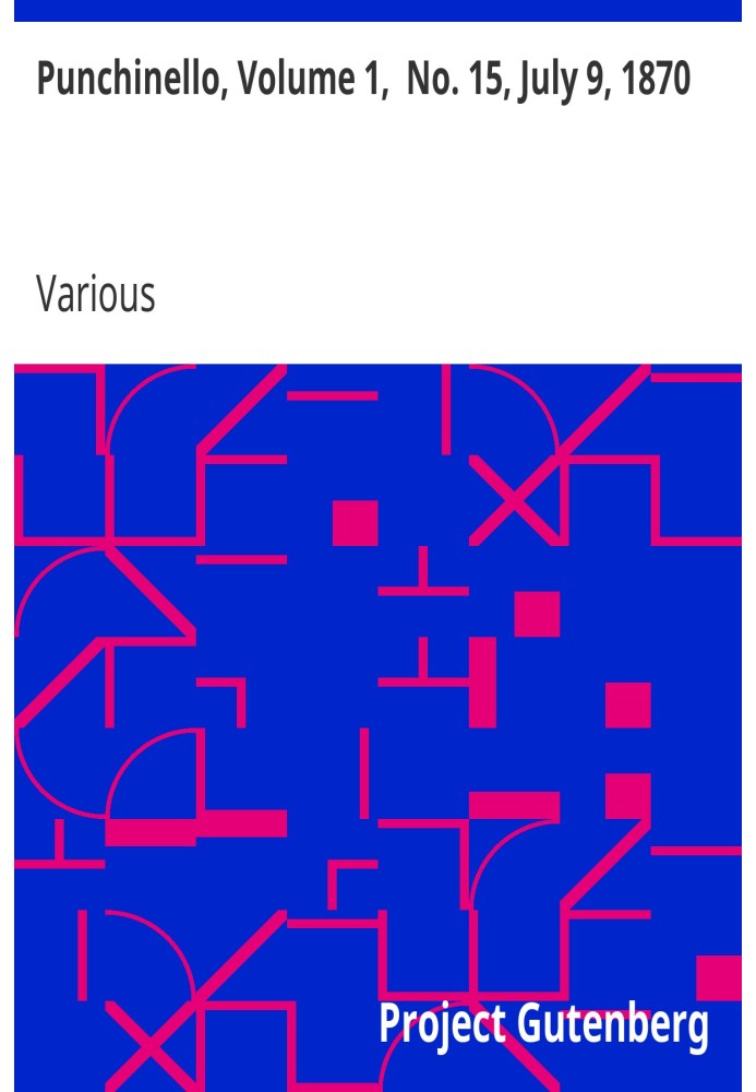 Панчінелло, том 1, № 15, 9 липня 1870 р