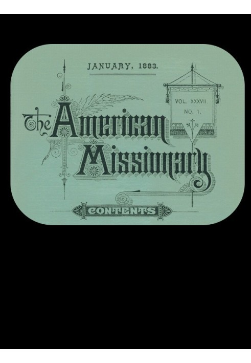 Американський місіонер — том 37, № 1, січень 1883 р