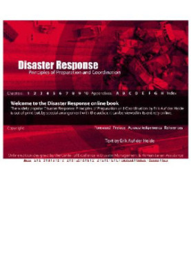 Disaster Response. Principles of Preparation Coordination