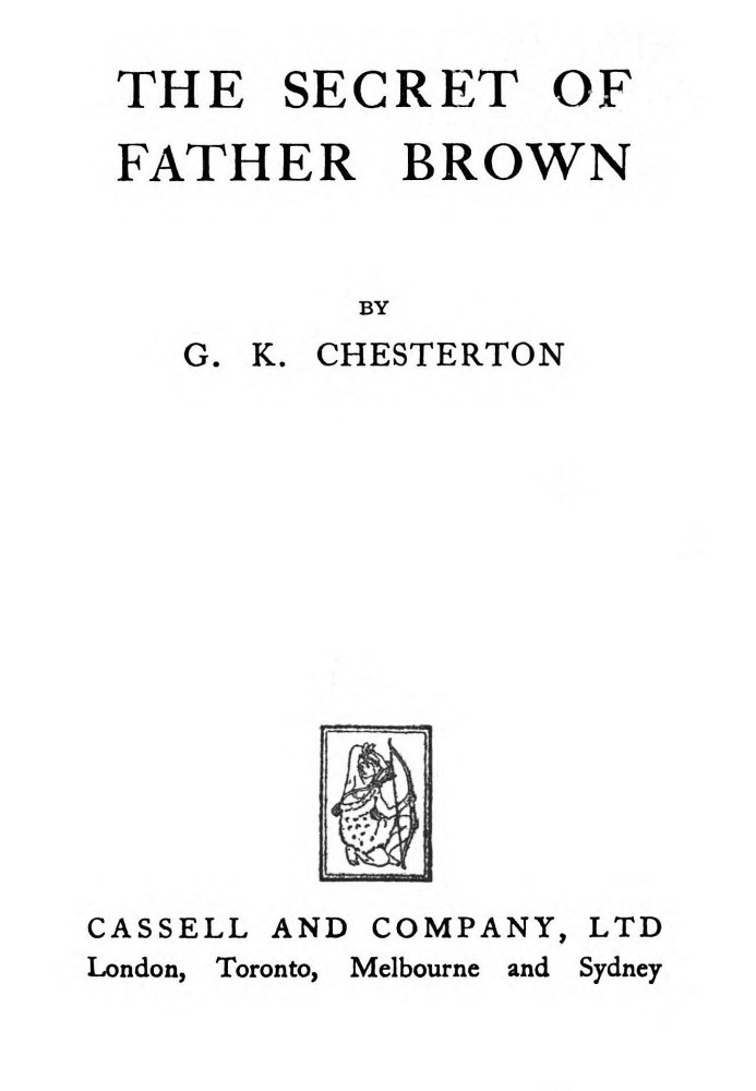 The secret of Father Brown