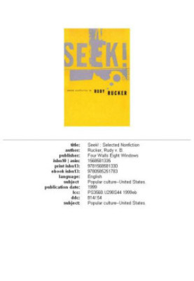 Seek! Selected Nonfiction