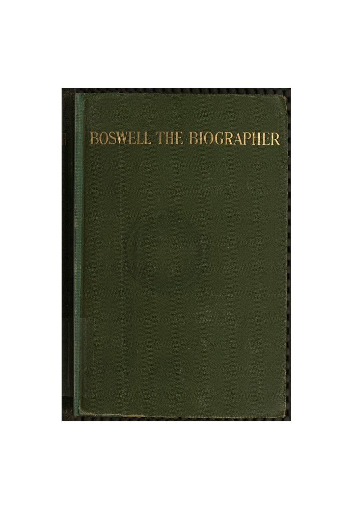 Boswell the Biographer