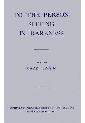 To the Person Sitting in Darkness