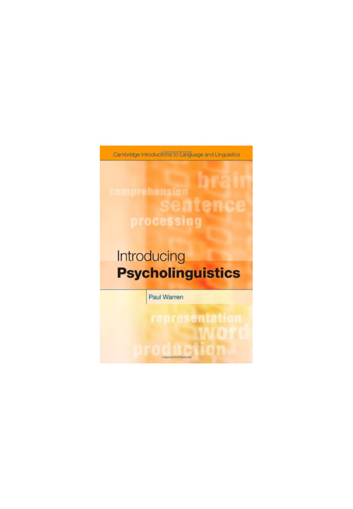 Introducing Psycholinguistics