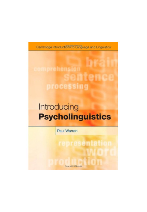 Introducing Psycholinguistics