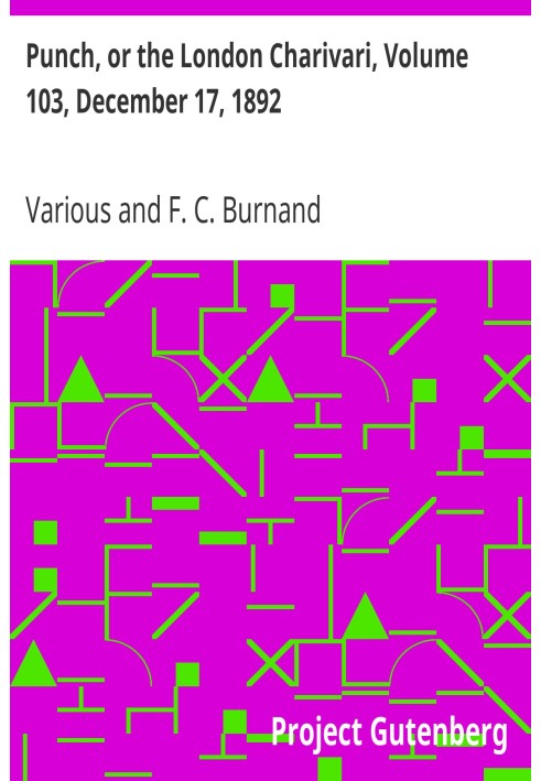 Панч, або Лондонський чаріварі, том 103, 17 грудня 1892 р