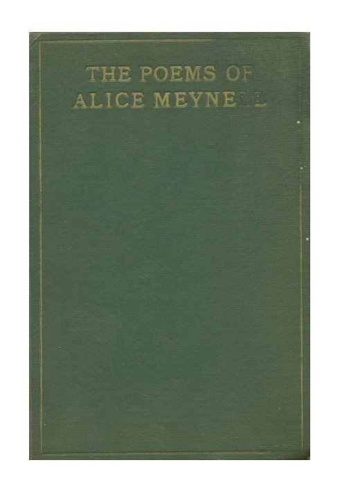 The Poems of Alice Meynell