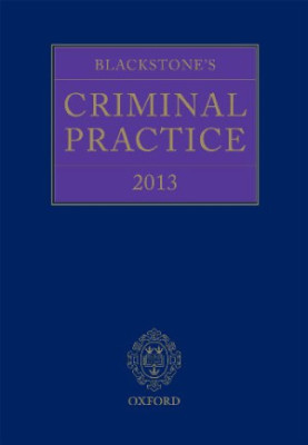Blackstone's criminal practice 2013