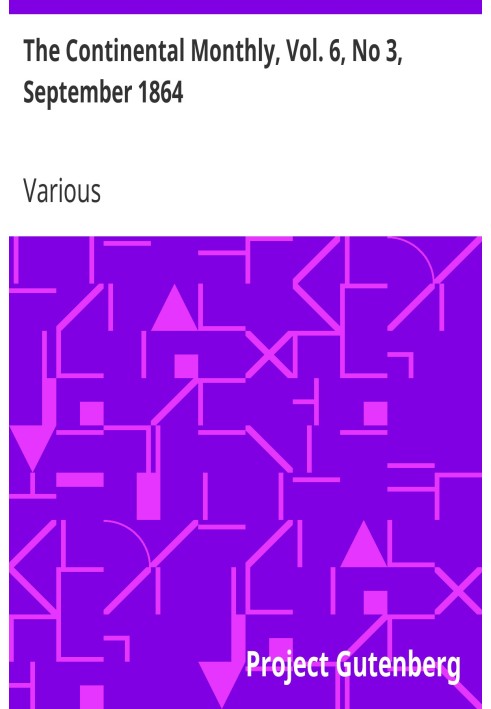 Континентальний щомісячник, том. 6, № 3, вересень 1864 р. Присвячено літературі та національній політиці