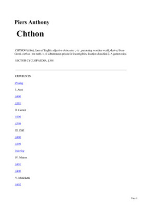 Chthon
