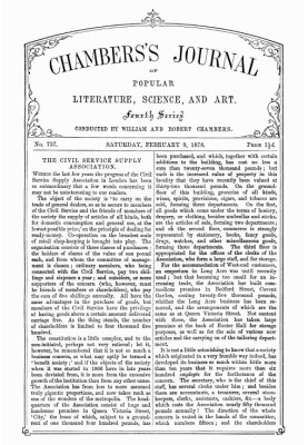 Chambers's Journal of Popular Literature, Science, and Art, No. 737, February 9, 1878