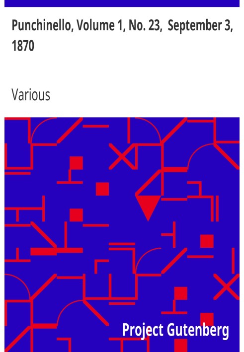 Панчінелло, том 1, № 23, 3 вересня 1870 р