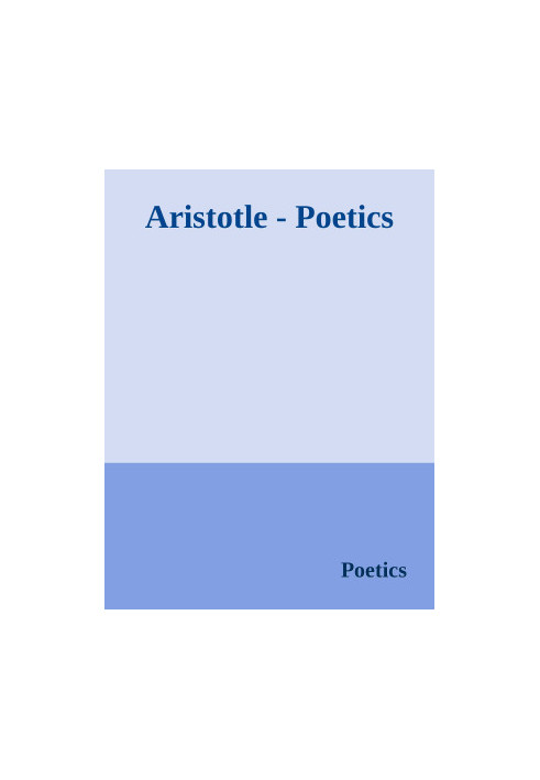Poetics