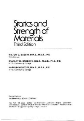 Statics and strength of materials