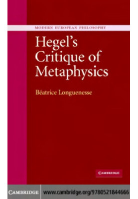 Hegel's critique of metaphysics