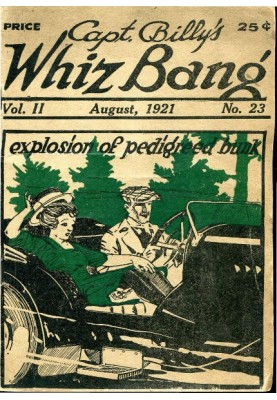 Captain Billy's Whiz Bang, Vol. 2, № 23, серпень, 1921 Американський журнал дотепності, гумору та філософії