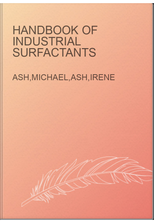 Handbook of Industrial Surfactants