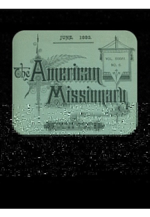 Американський місіонер — том 37, № 6, червень 1883 р